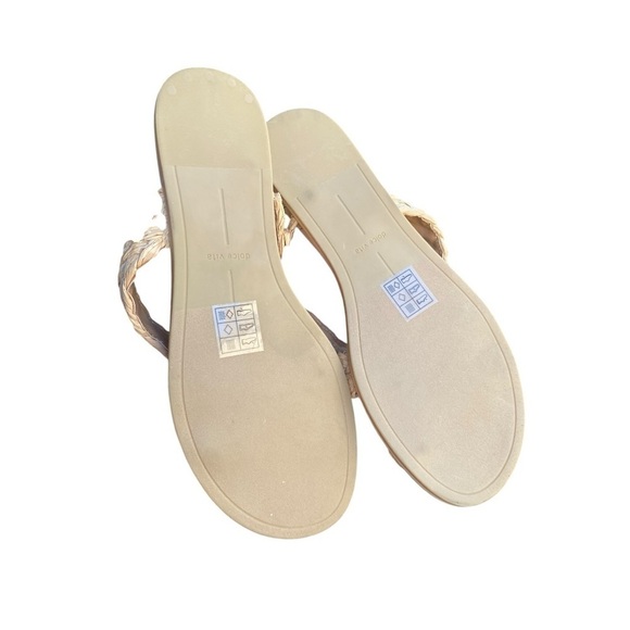 Dolce Vita Nebi Natural Raffia Sandals I Size:8.5 - Picture 7 of 10